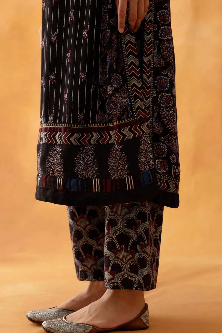 Rozana Pant Black Maroon (8828441755947)