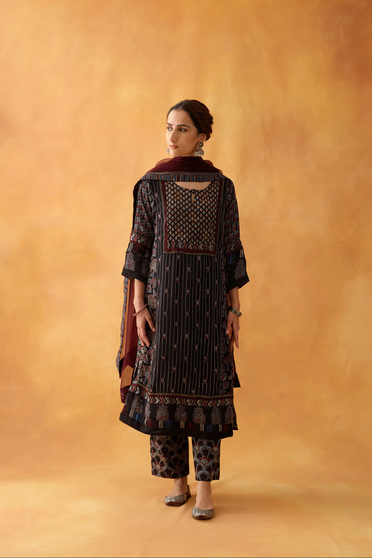Miran Kurta Black (8828195897643)
