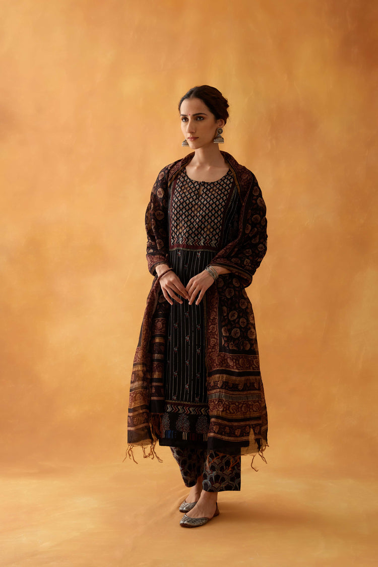 Miran Kurta Black (8828195897643)