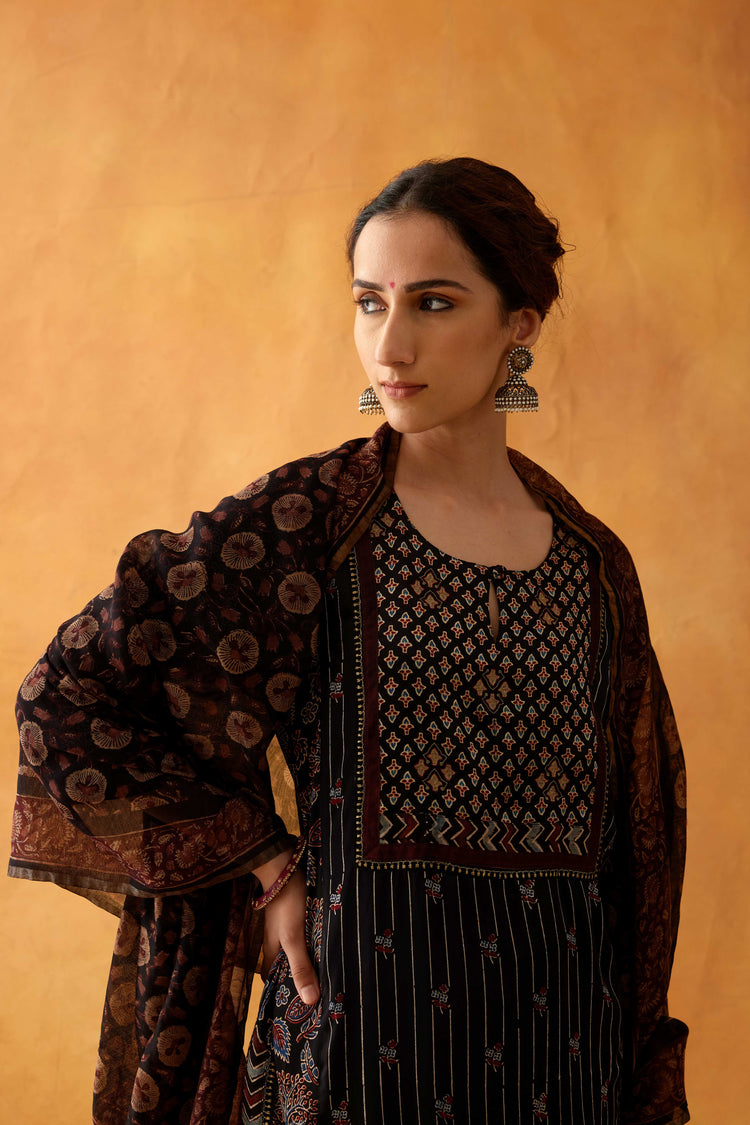 Miran Kurta Black (8828195897643)