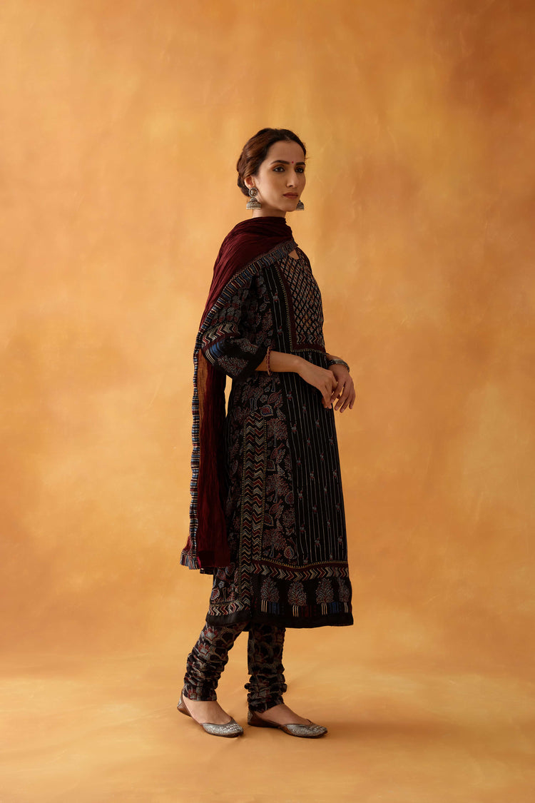 Miran Kurta Black (8828195897643)