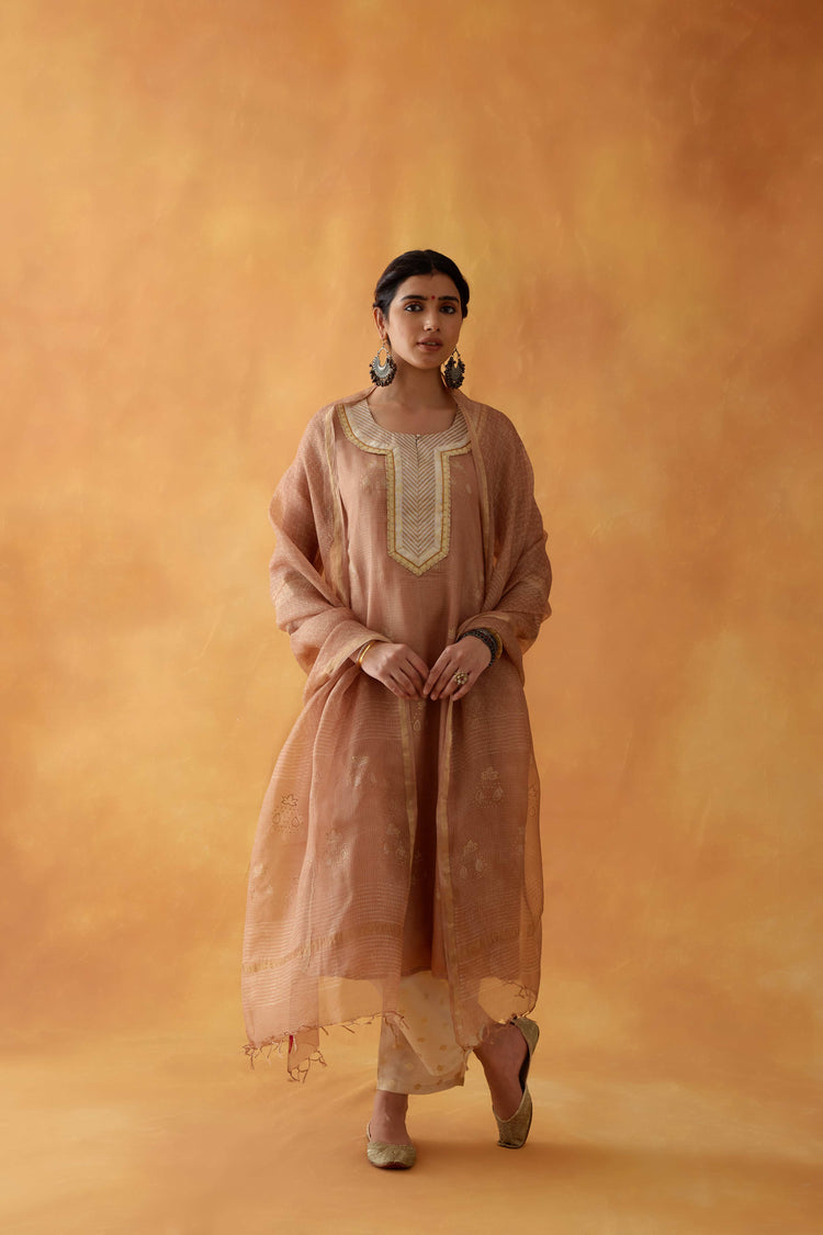 Rozana Kurta Light Brown (8828188262699)