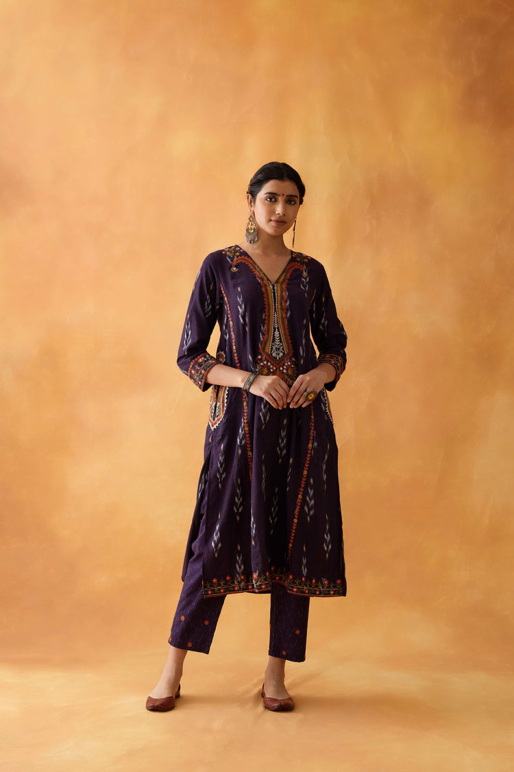 Siya Pant Mauve (8828661072171)