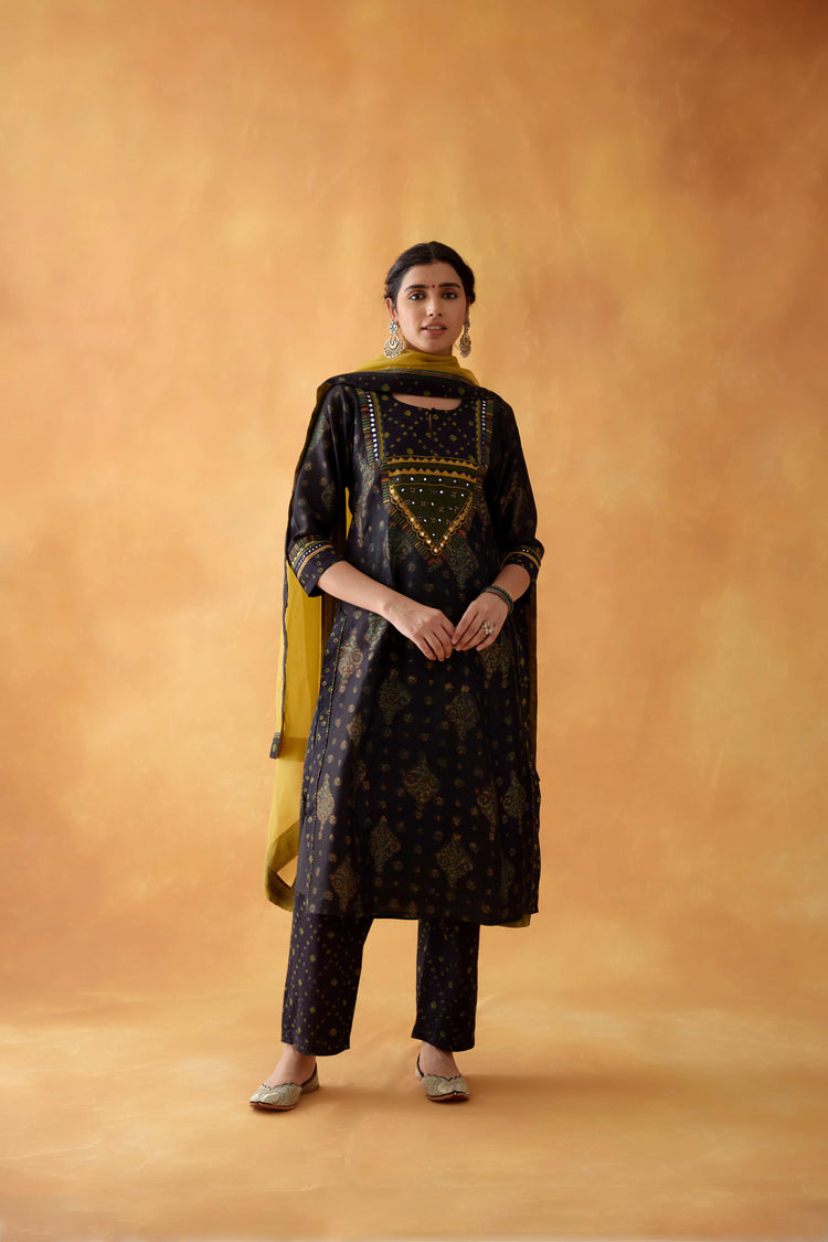Rozana Chiffon Dupatta Mustard (8828614082859)
