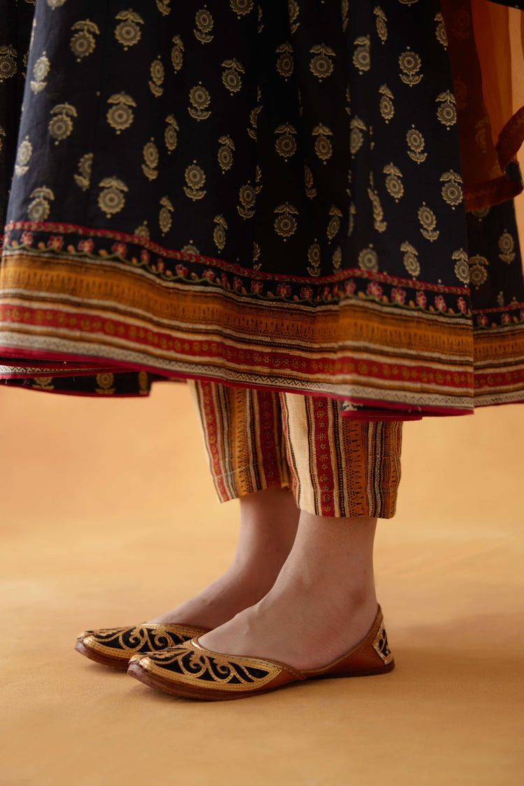 Navya Pant Beige Mustard (8828663890219)
