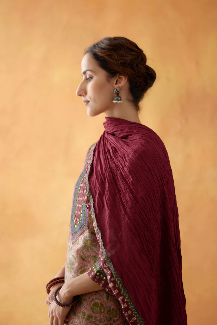 Rozana Kurta Light Mauve (8828237545771)