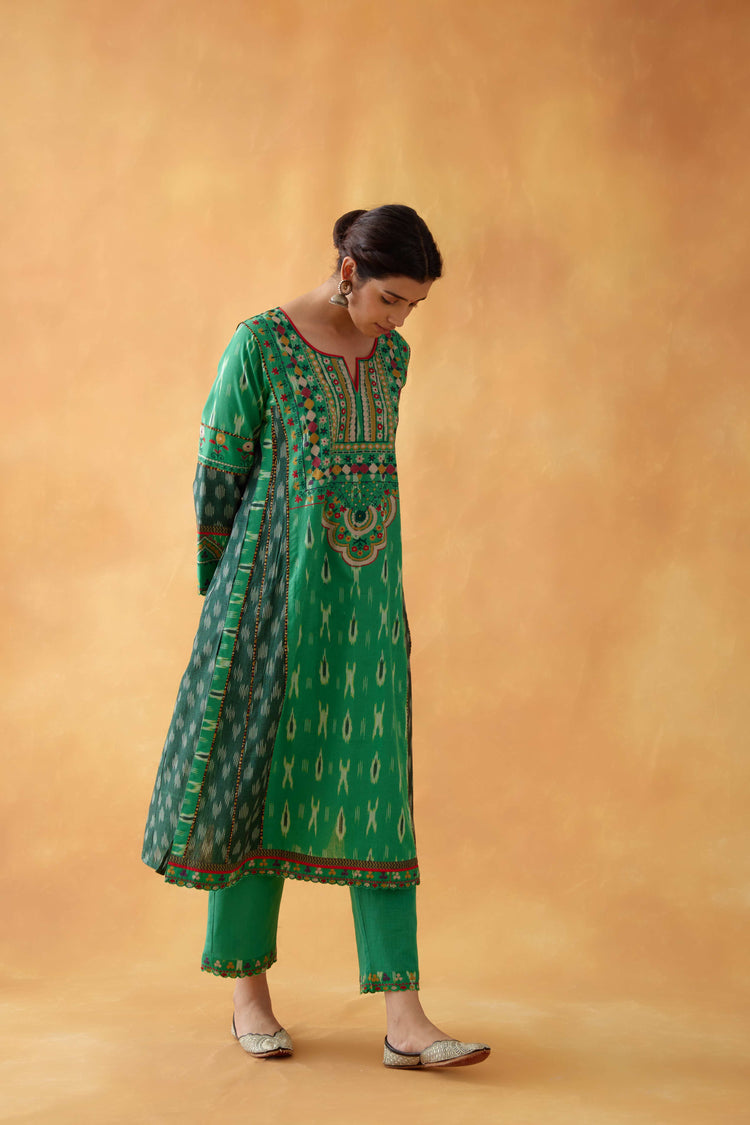 Madhu Kurta Green (8828345057579)