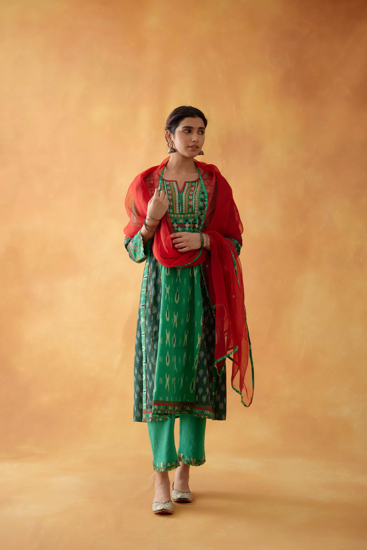 Madhu Kurta Green (8828345057579)