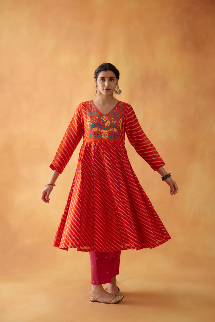 Kia Kurta Orange (Set of 2) (8828418228523)