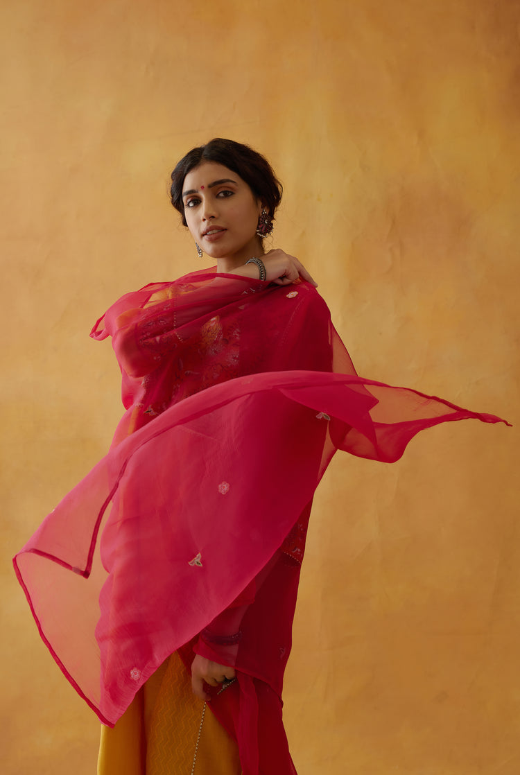 Tulsi Dupatta Pink (8811782340907)