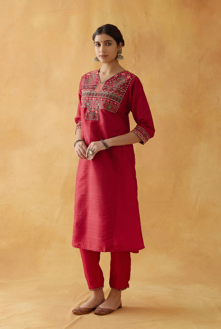 Dienne Pant Maroon (8811775885611)
