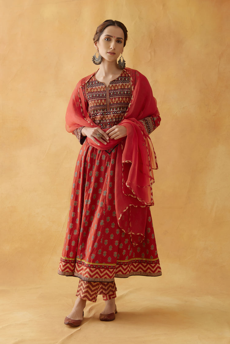 Navya Dupatta Maroon (8811778801963)