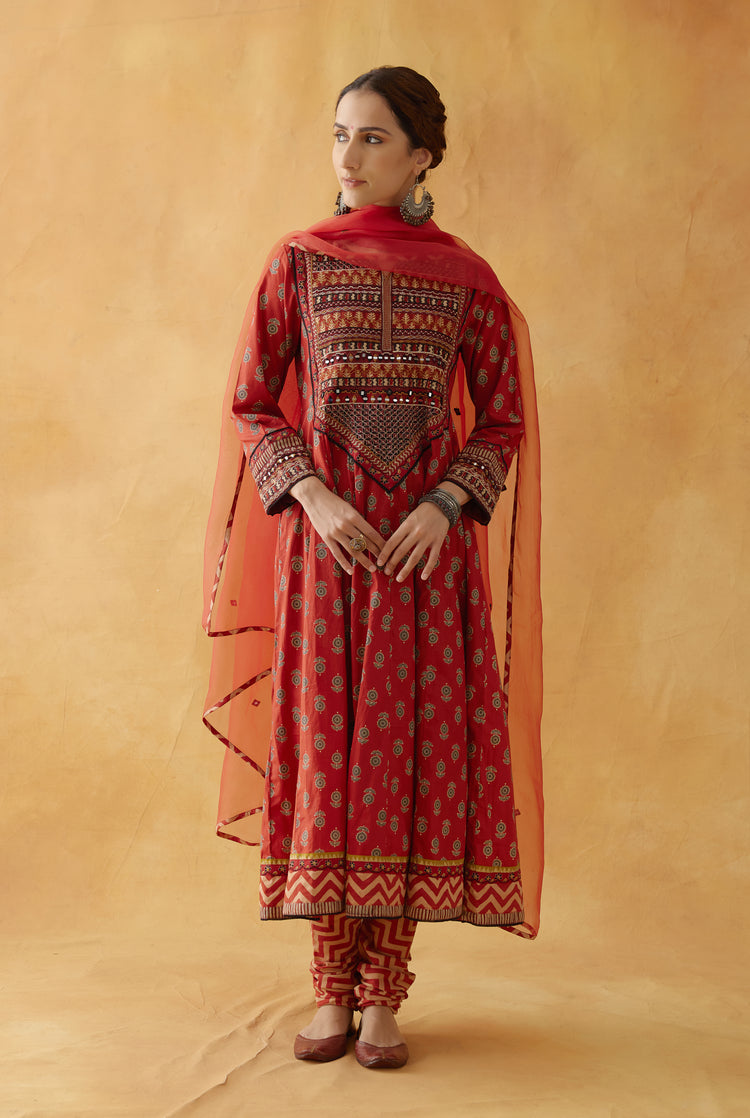 Navya Kurta Maroon (8810316202283)