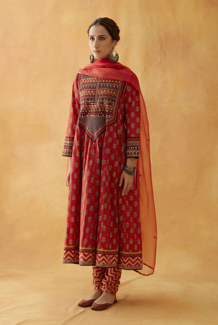 Navya Dupatta Maroon (8811778801963)