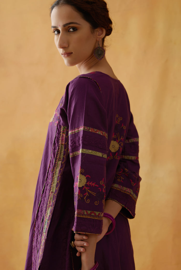 Bagh Kurta Purple (8810289824043)