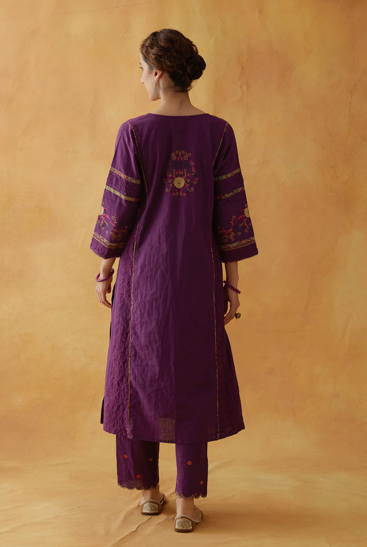 Bagh Kurta Purple (8810289824043)