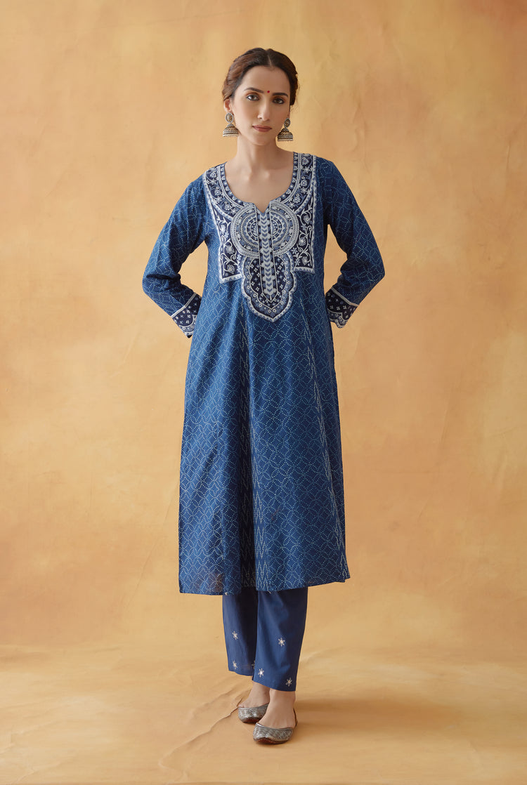 Baruni Kurta Indigo (8811377525035)