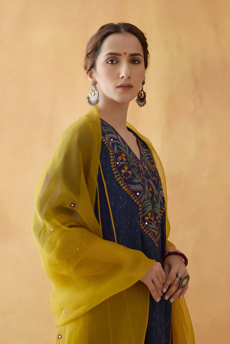 Tulsi Dupatta Mustard (8811785388331)