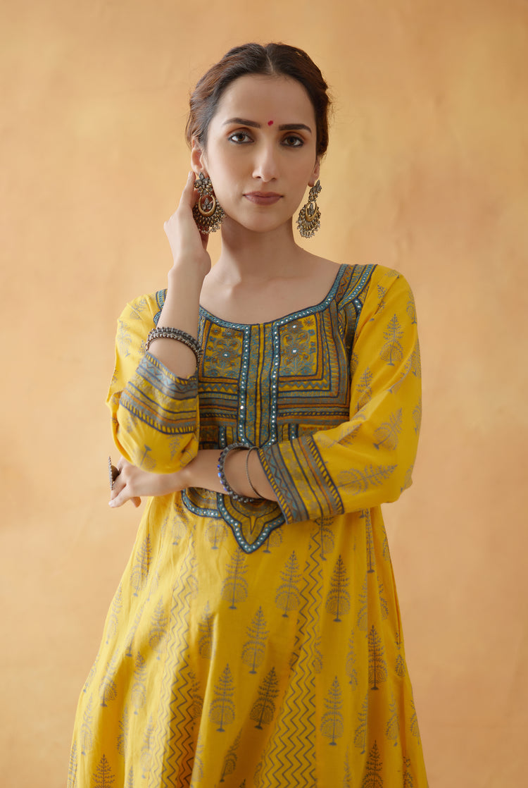Baruni Kurta Yellow (8811376607531)