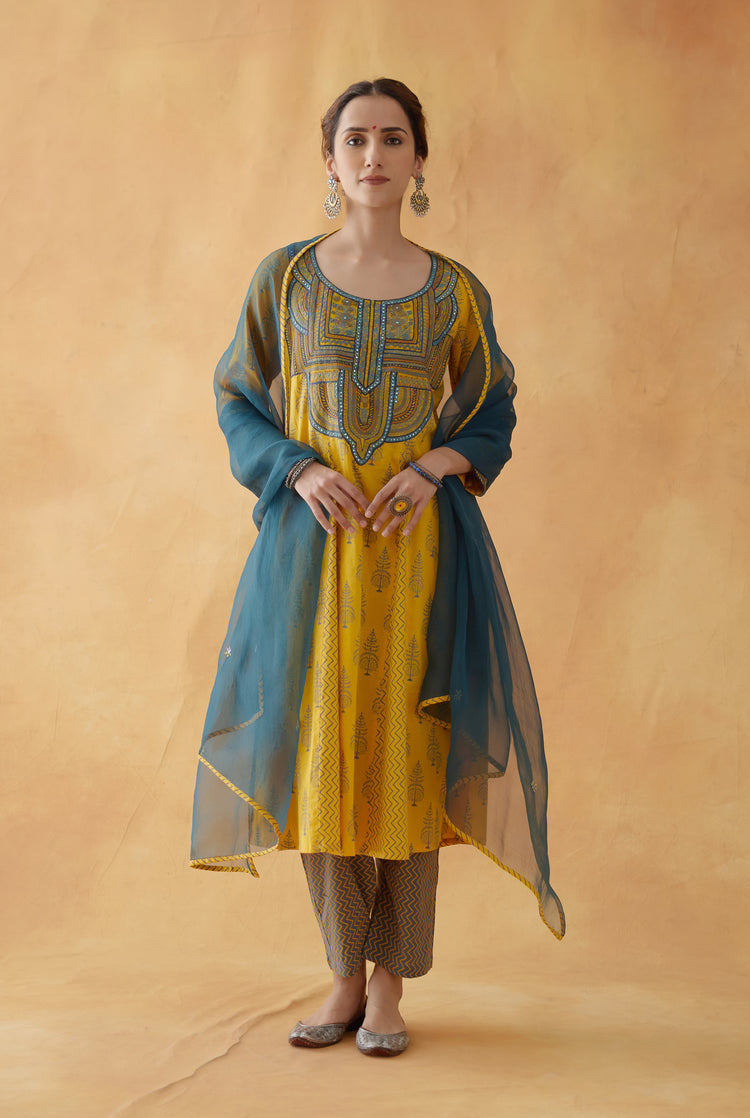 Baruni Kurta Yellow (8811376607531)