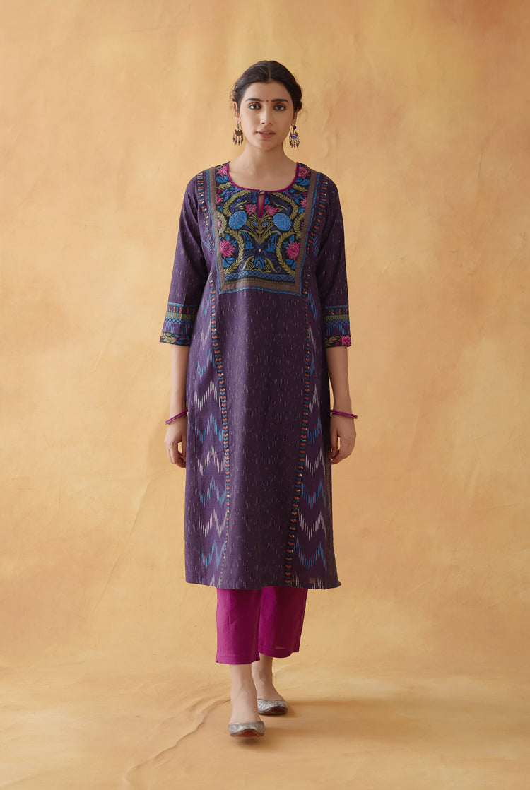 Choga Kurta Purple (8810243064107)