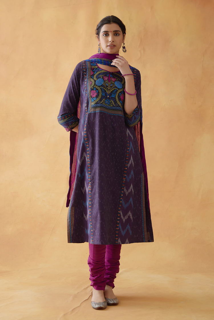 Choga Kurta Purple (8810243064107)