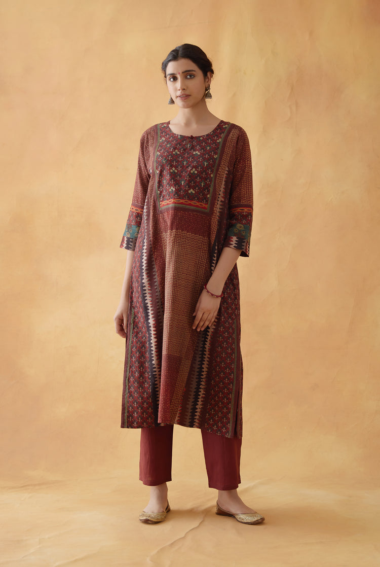 Rozana Pant Maroon (8811416781099)