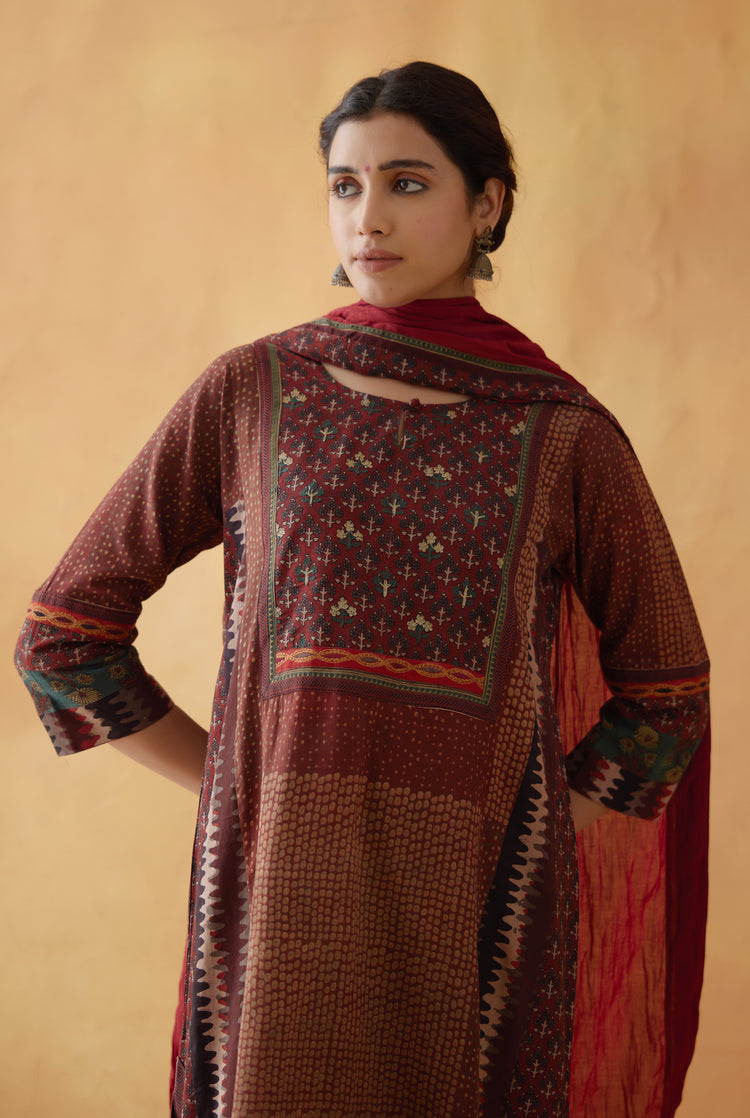 Rozana Bottom Maroon (8811451973931)