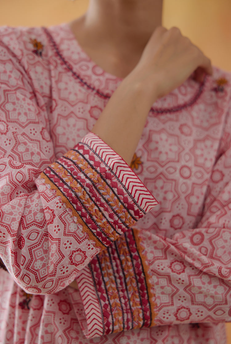 Reva Kurta Light Pink ( Set of 2 ) (8811870519595)