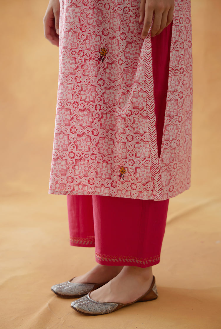 Reva Kurta Light Pink ( Set of 2 ) (8811870519595)