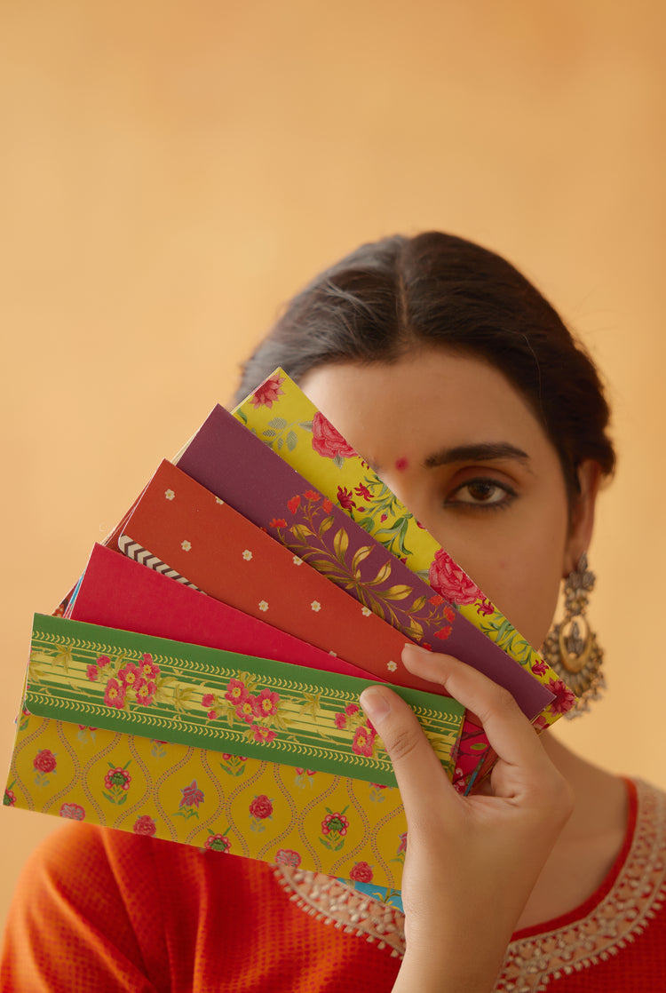 Jaal Envelope Mustard (Set of 5) (8811787714859)