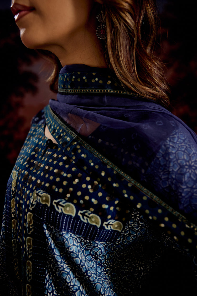 Medh Dupatta Blue
