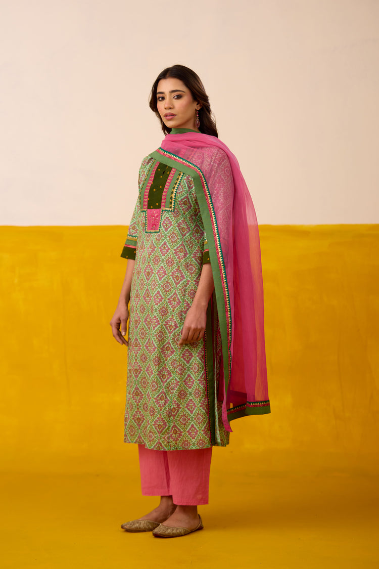 Medh Dupatta Pink