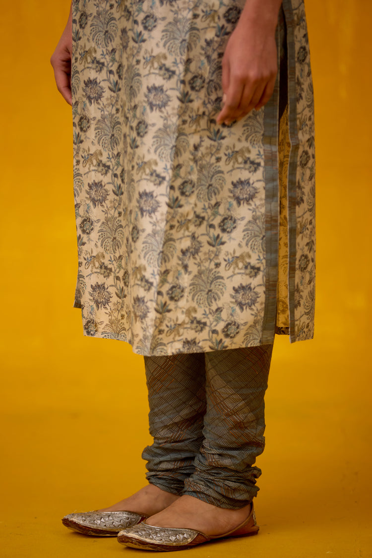 Rozana Bottom Teal Grey