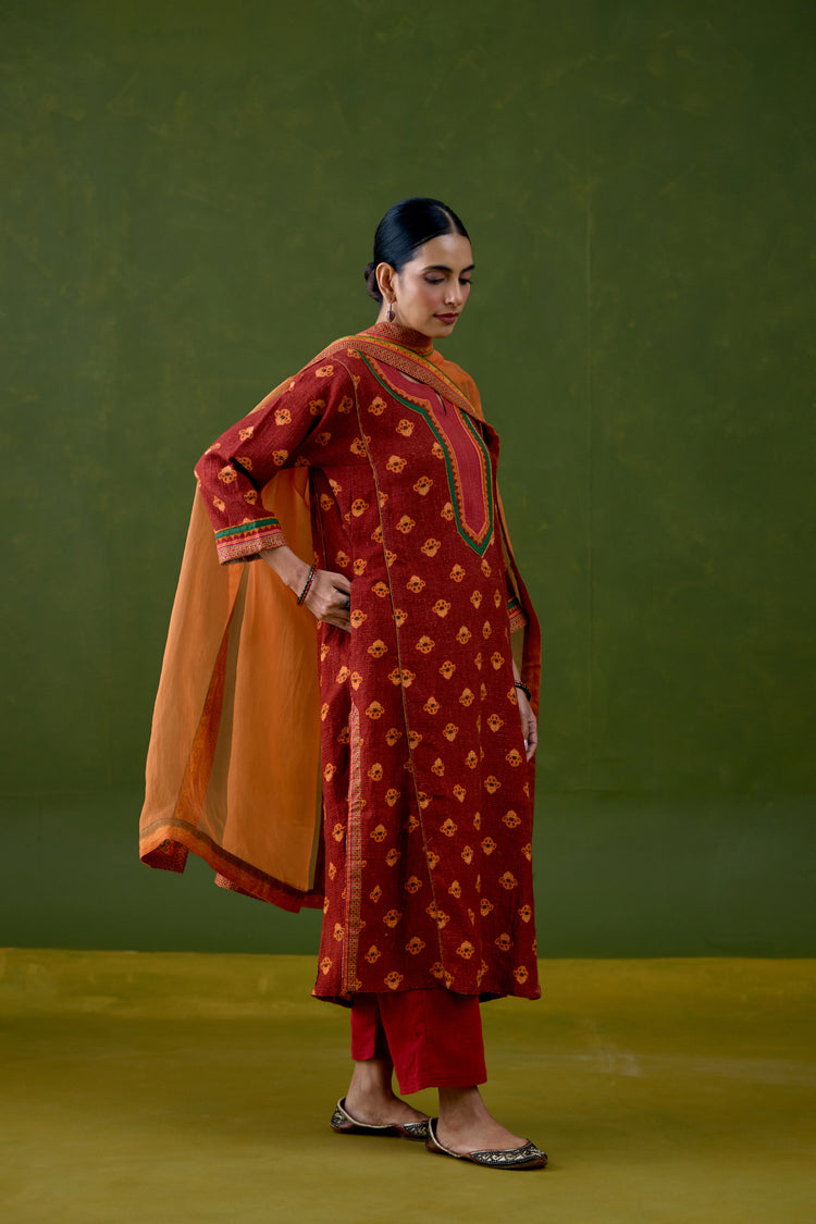 Medh Dupatta Light Orange