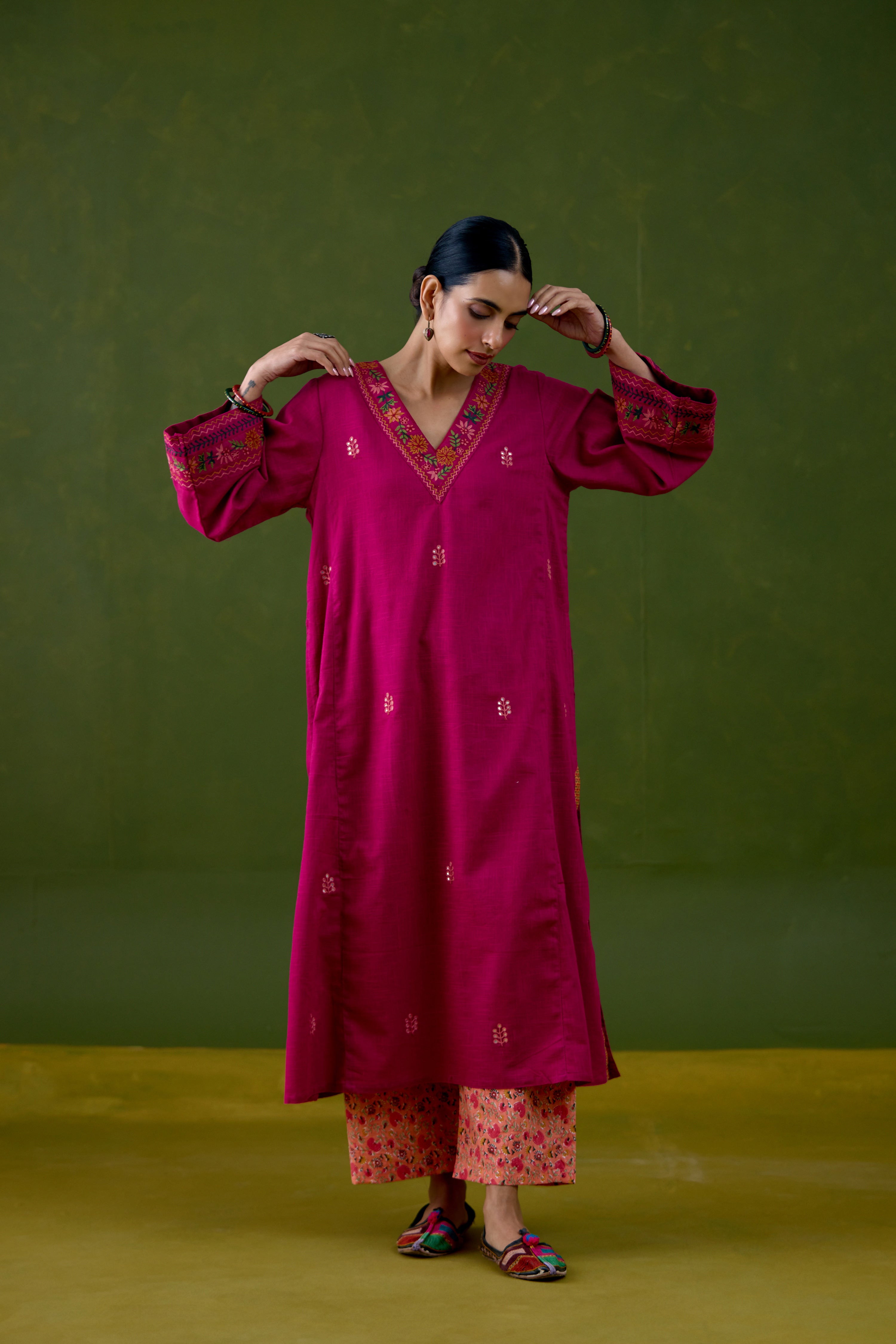 Elena Pant Peach Pink