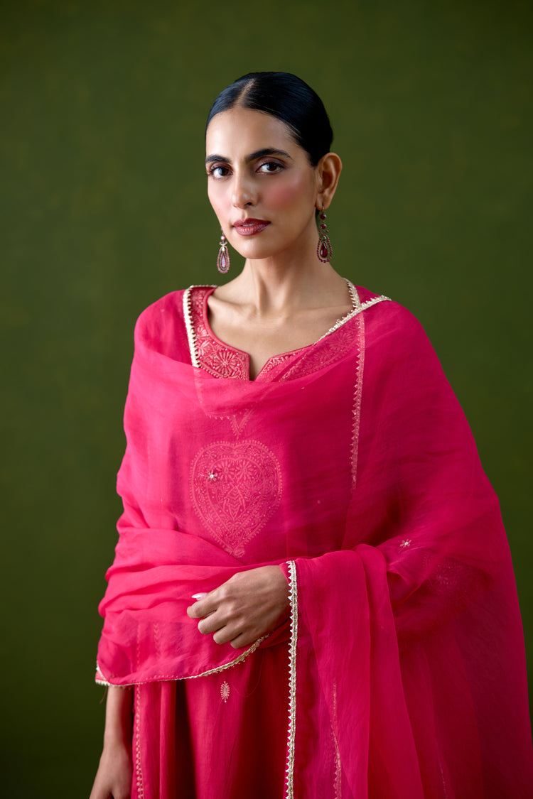 Tulsi Dupatta Pink