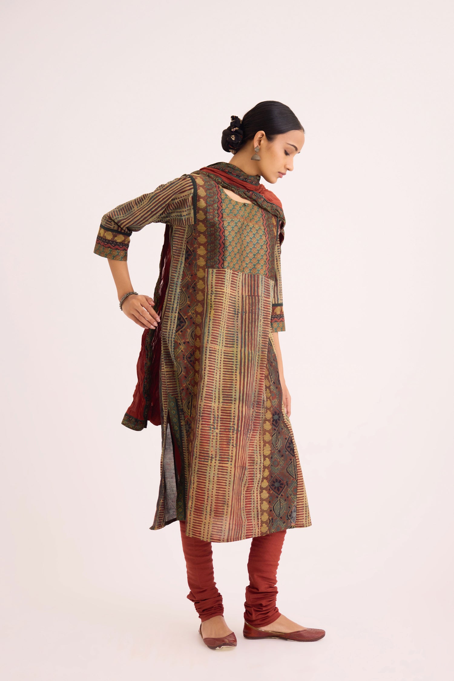 Rozana Dupatta Rust (9609228517675)