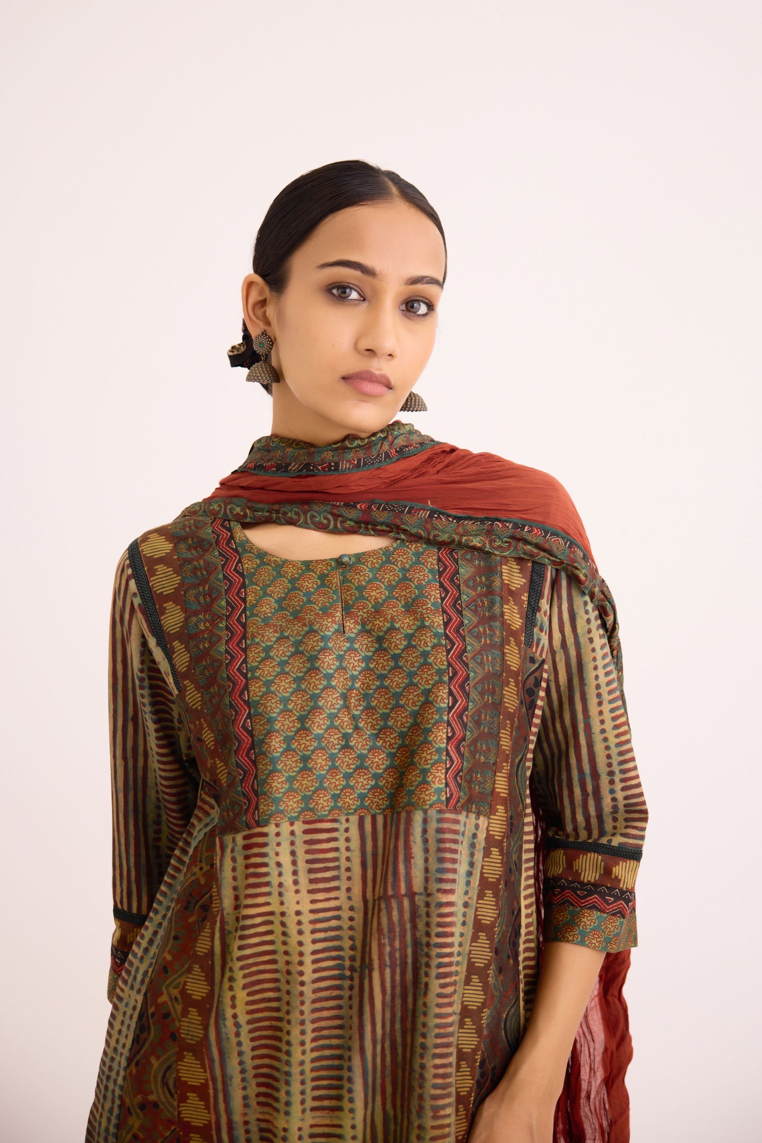 Rozana Dupatta Rust (9609228517675)