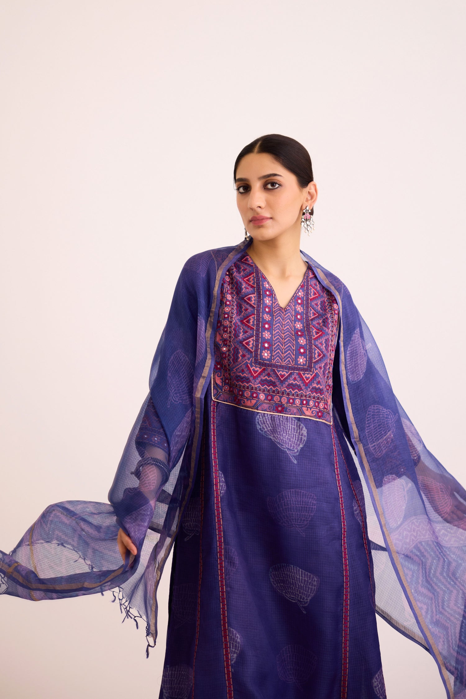 Tulsi Dupatta Purple (9608254587179)