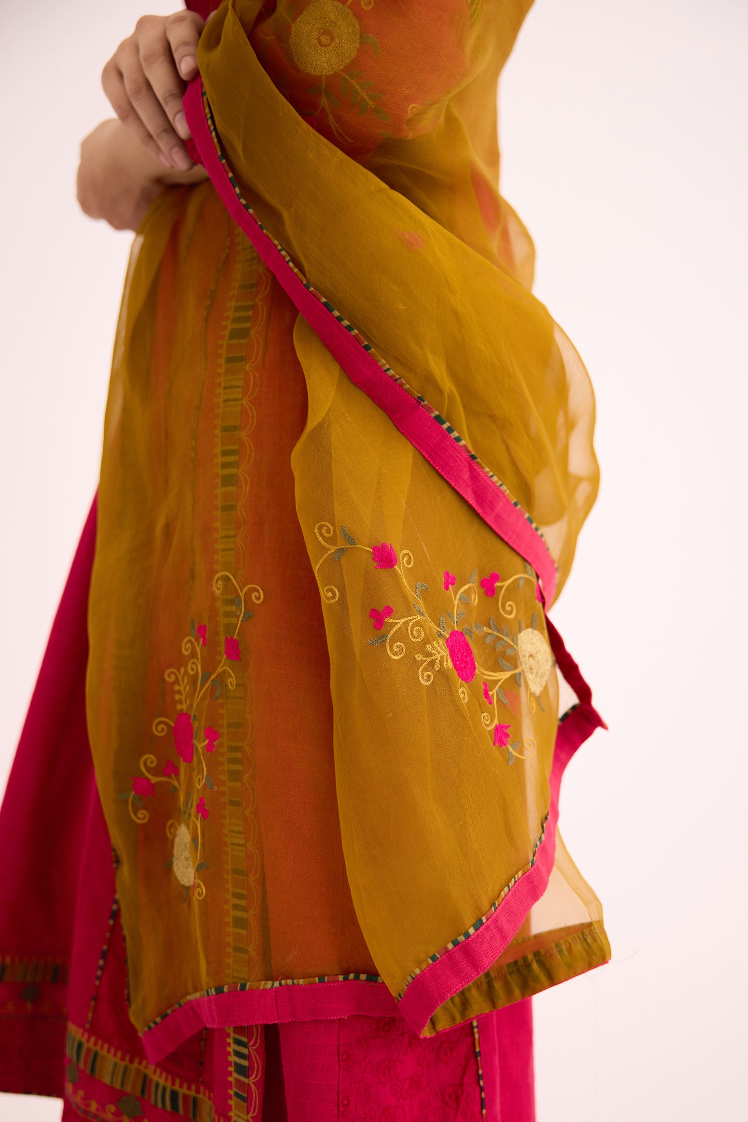 Bagh Dupatta Mustard (9610321887531)