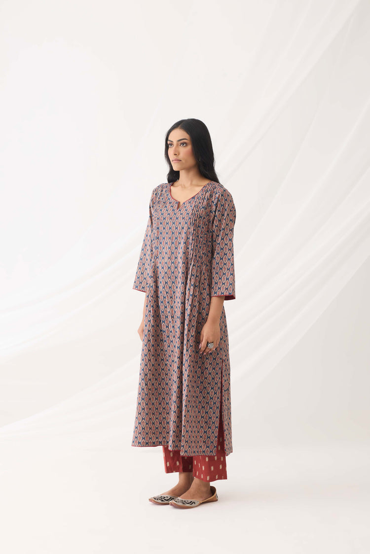 Leah Kurta Blue Rust (9964399788331)