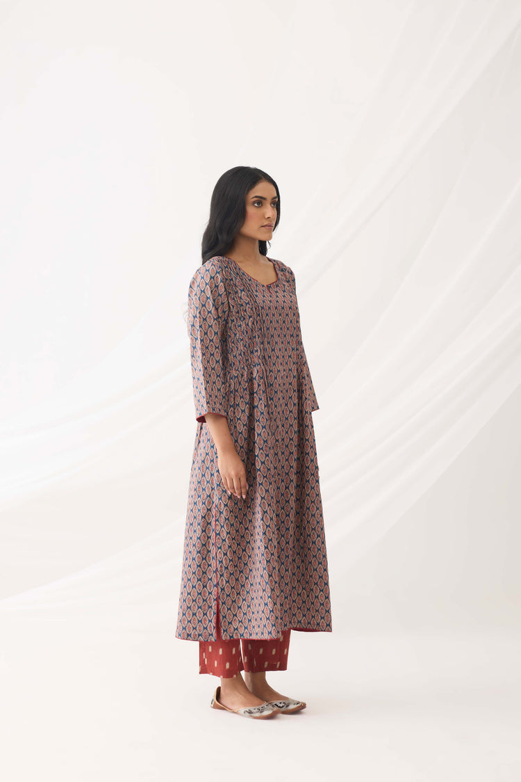 Leah Kurta Blue Rust (9964399788331)