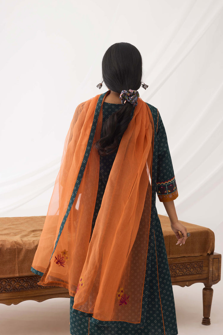 Dienne Dupatta Rust (9963691245867)