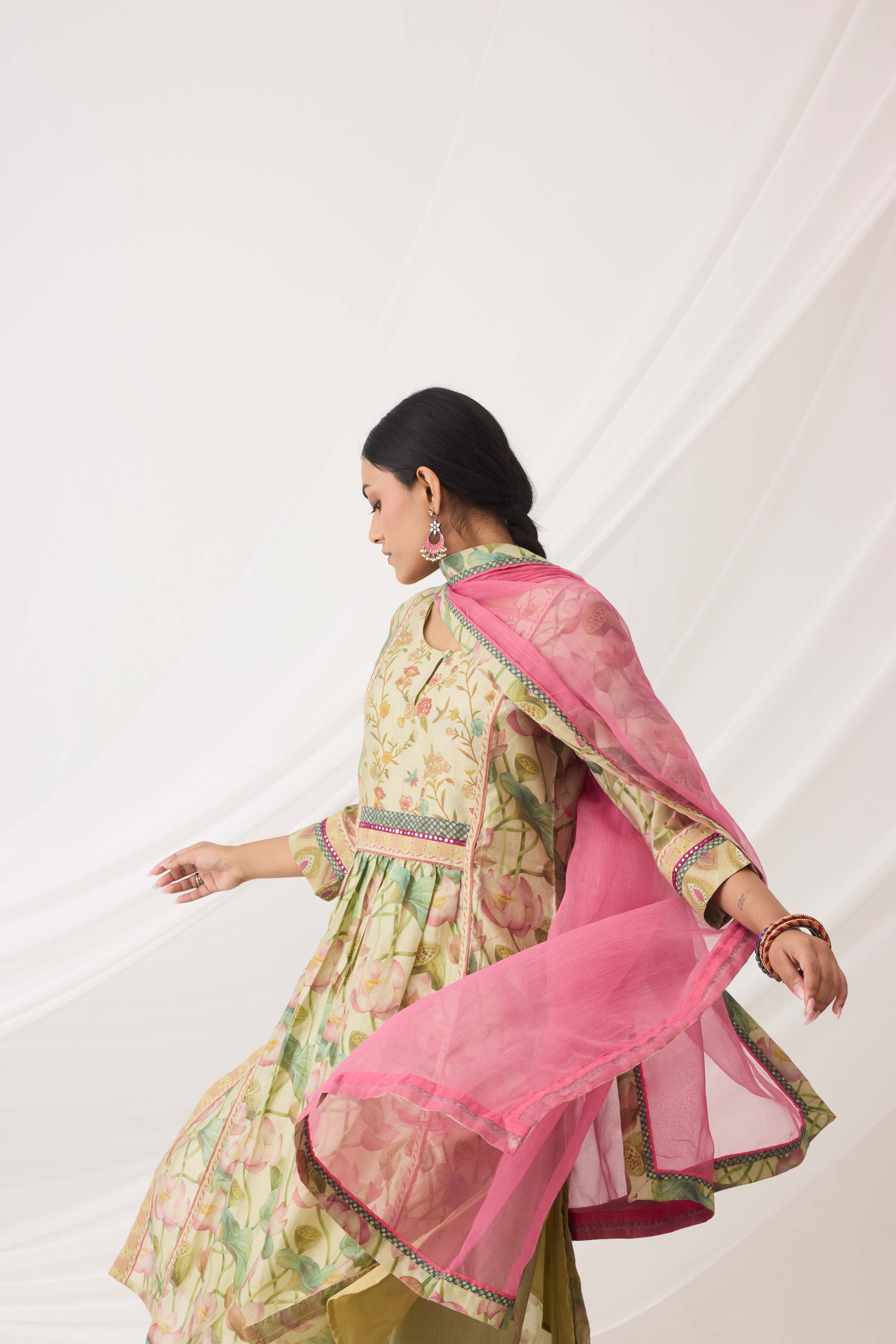 Medh Dupatta Light Pink (9964028330283)