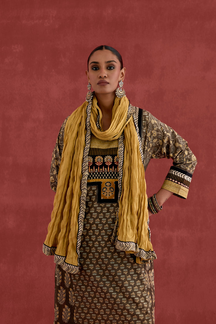 Rozana Dupatta Ochre (10039428514091)