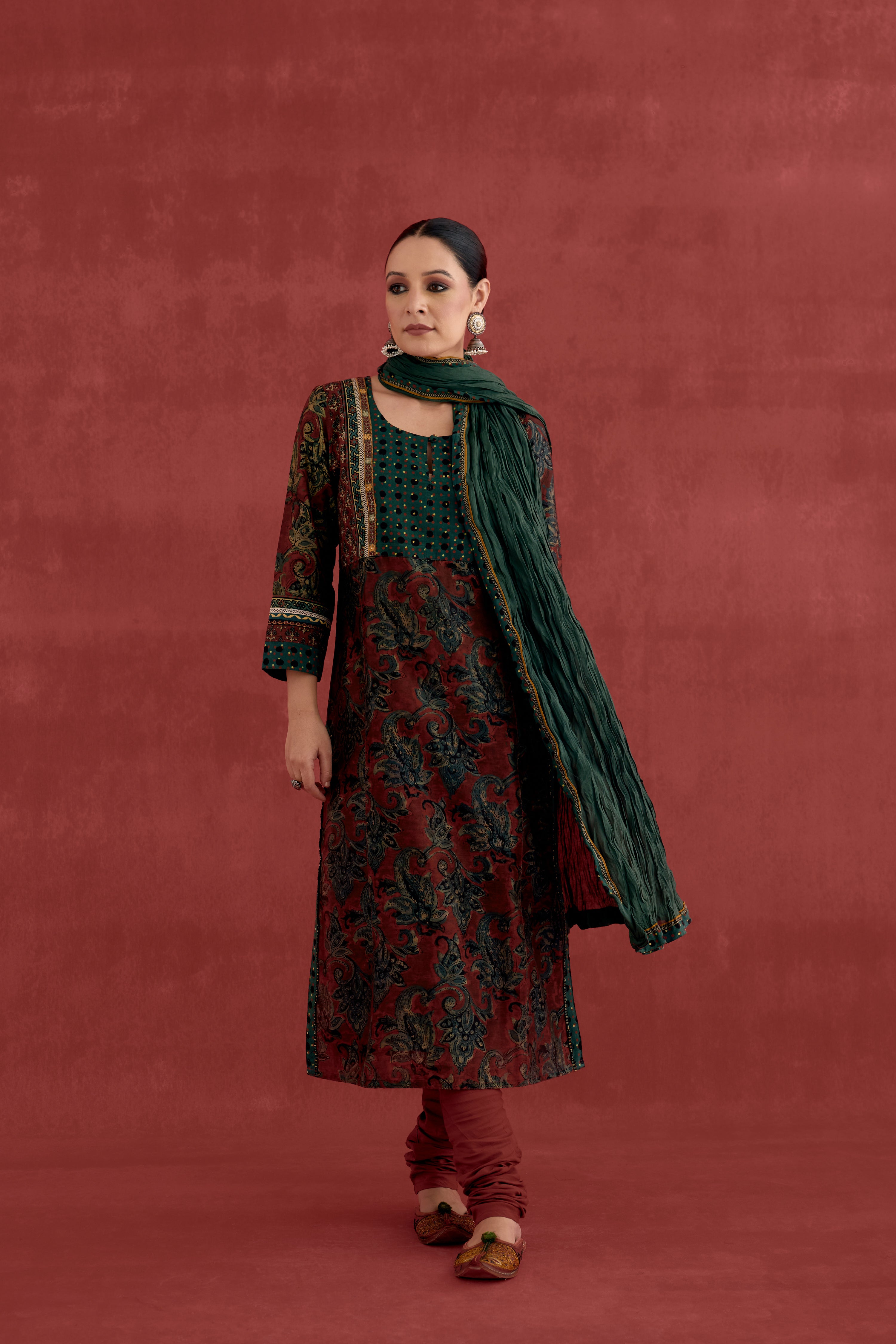 Rozana Bottom Maroon (10040340513067)