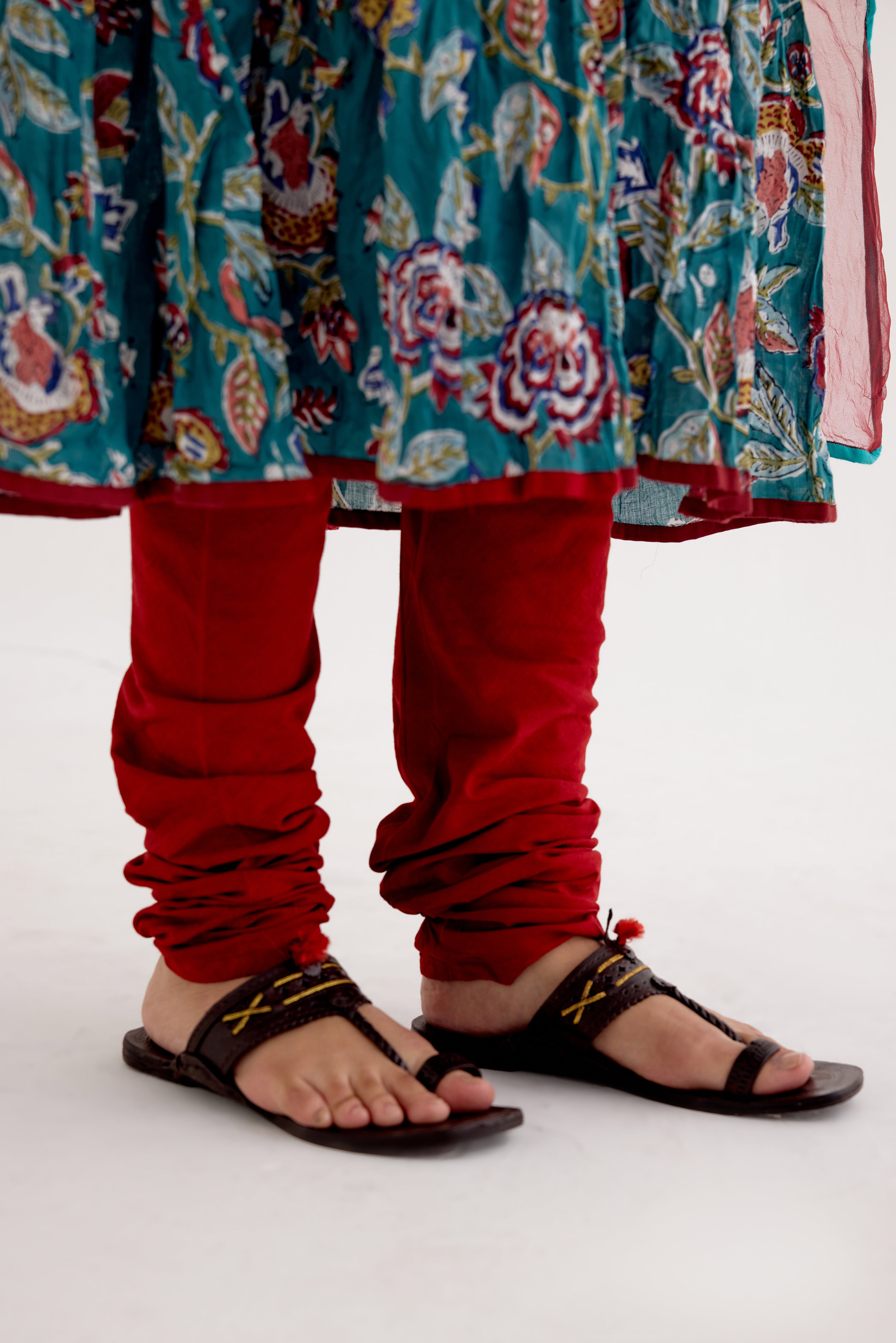 Tropical Churidar Red (10040151212331)