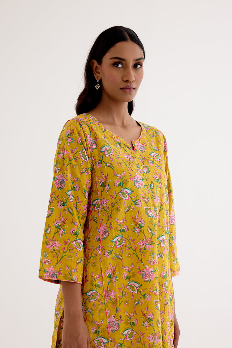 Tulsi Kurta Yellow (10040164188459)