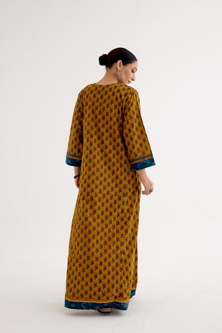 Rozana Caftan Mustard (10040288477483)